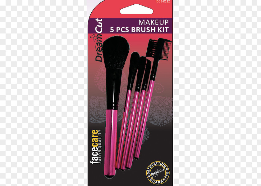 Makeup Kit Brush Magenta Cosmetics PNG