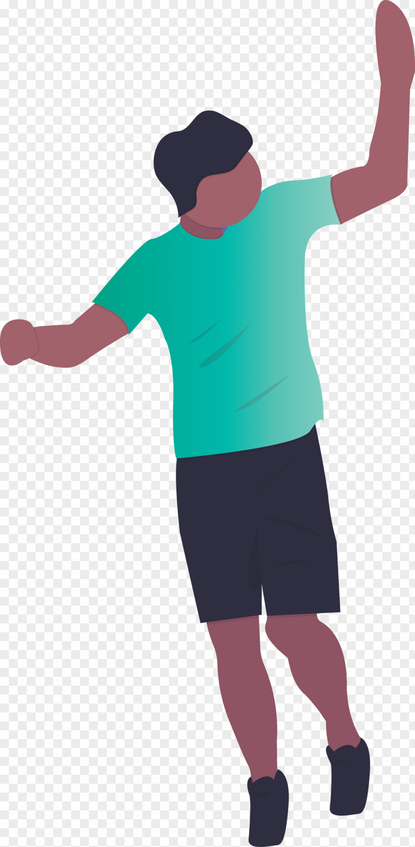 Standing Arm Joint Sleeve Gesture PNG
