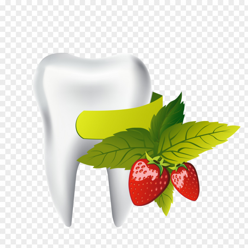 Strawberry Toothpaste Dentistry PNG