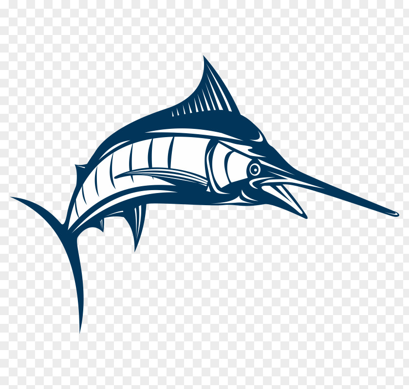 Atlantic Blue Marlin Fishing Clip Art PNG