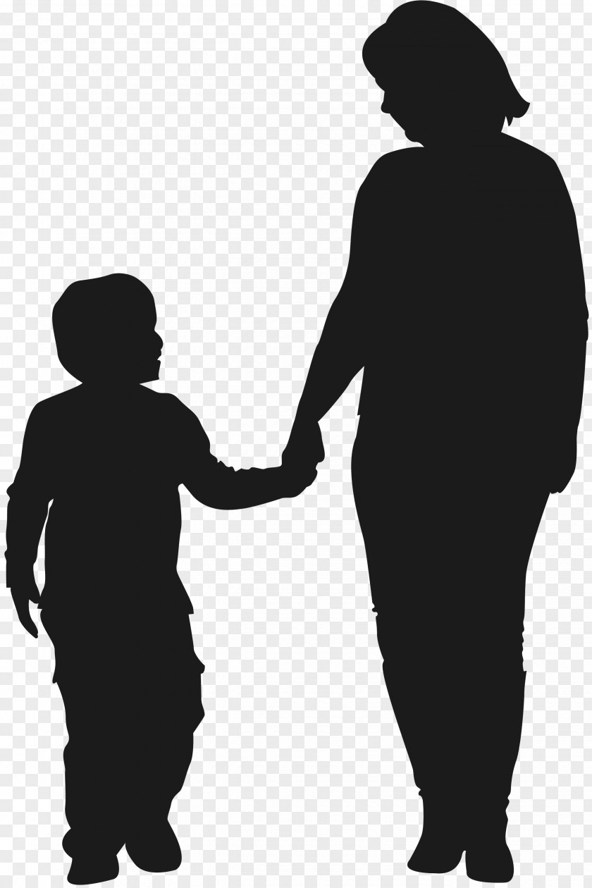 Child Mother Silhouette Son PNG