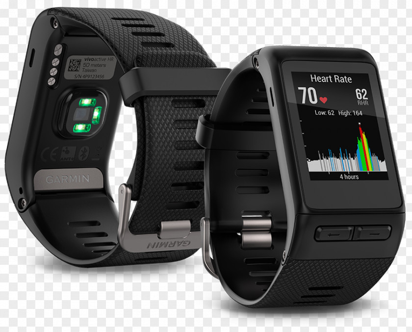 Garmin Activity Monitors Vívoactive HR GPS Navigation Systems Smartwatch Ltd. Heart Rate Monitor PNG