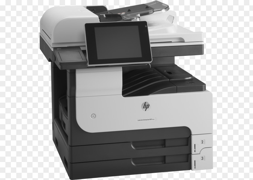 HP LaserJet Hewlett-Packard Multi-function Printer Enterprise M725 PNG