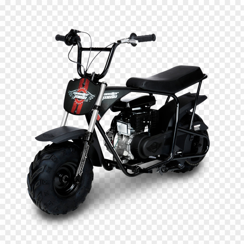 Mini Bike Big Engine Car Monster Moto Motorcycle Minibike 79.5cc Youth In Black PNG