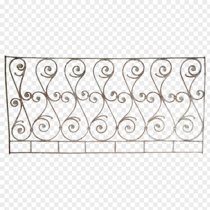 Balcony Wrought Iron Handrail Metal PNG