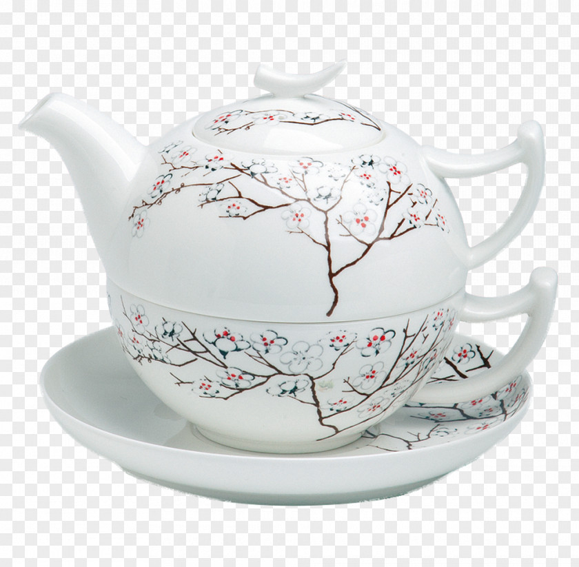 Kettle Coffee Cup Tea Porcelain PNG
