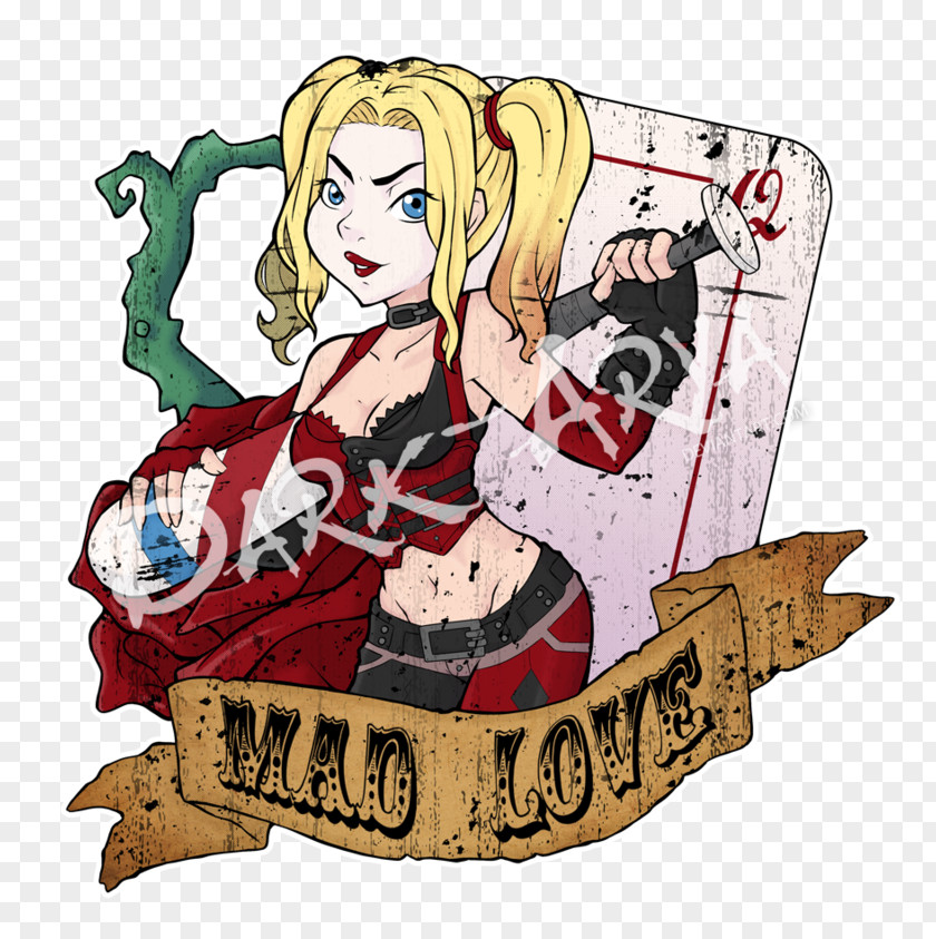 Mad Love Harley Quinn Joker Batman Poison Ivy Catwoman PNG