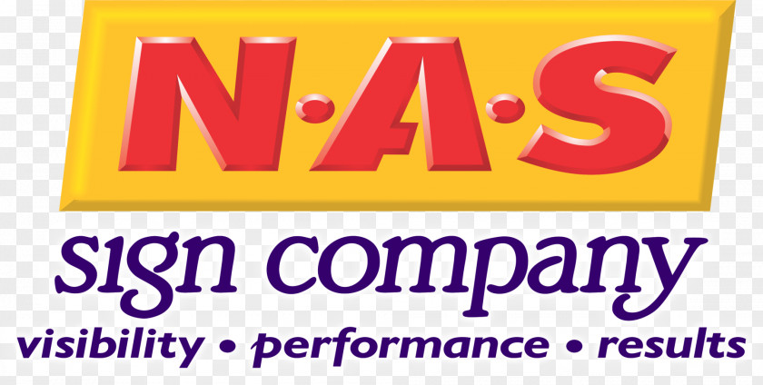 NAS Sign Company Neon Logo Banner Signage PNG