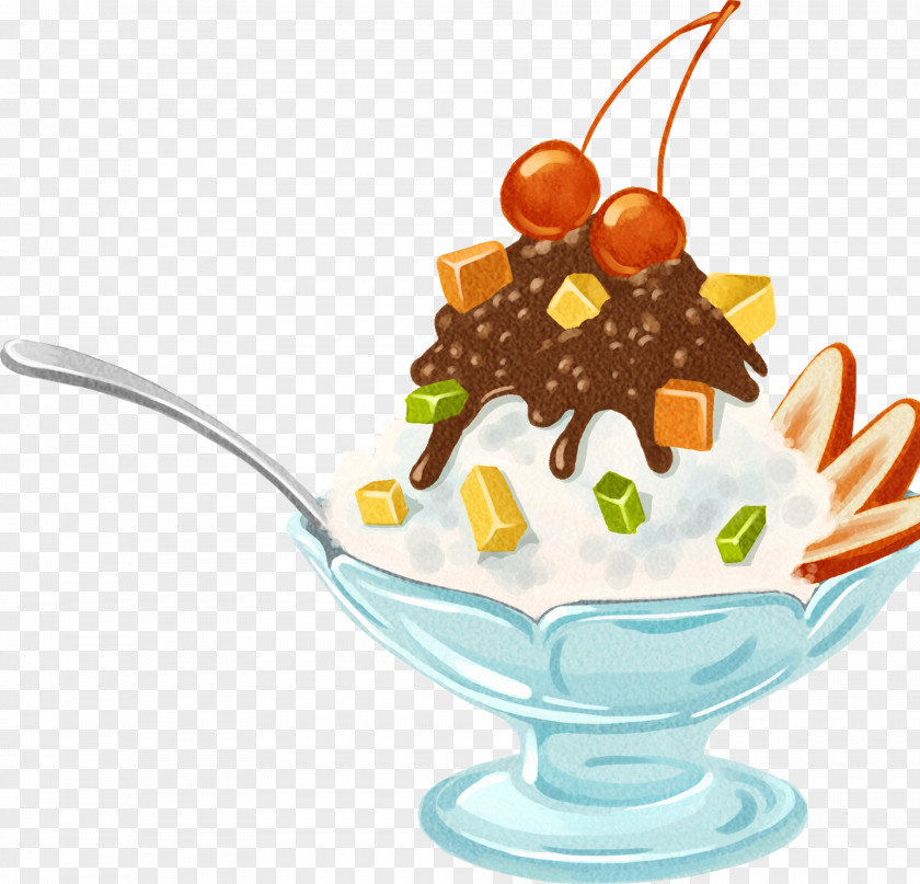 Cold Drink Ice Cream Sundae Juice PNG