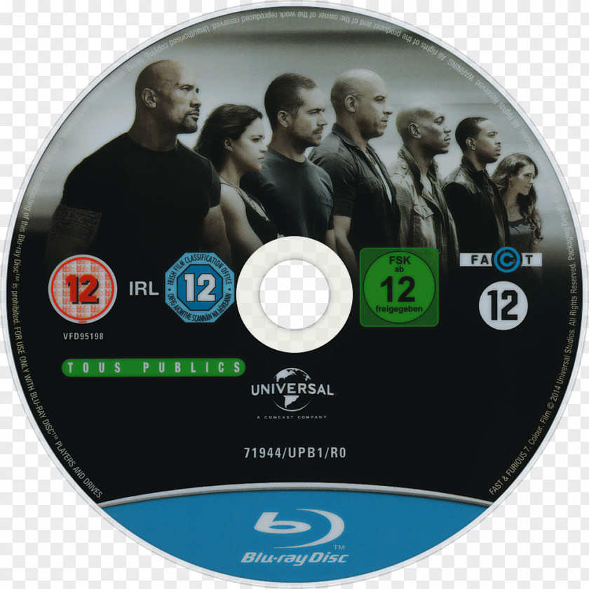 Fast Furious Blu-ray Disc Ultra HD The And Compact DVD PNG