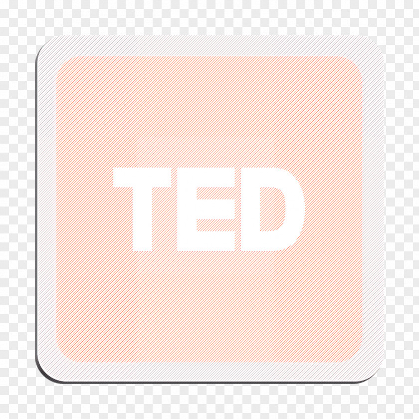 Rectangle Peach Ted Icon PNG