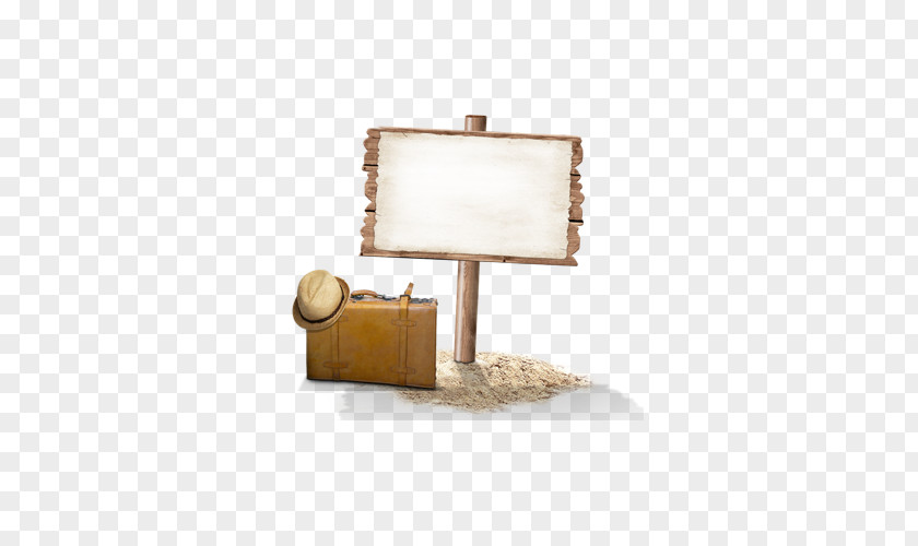 Billboard Wood Sign Icon PNG