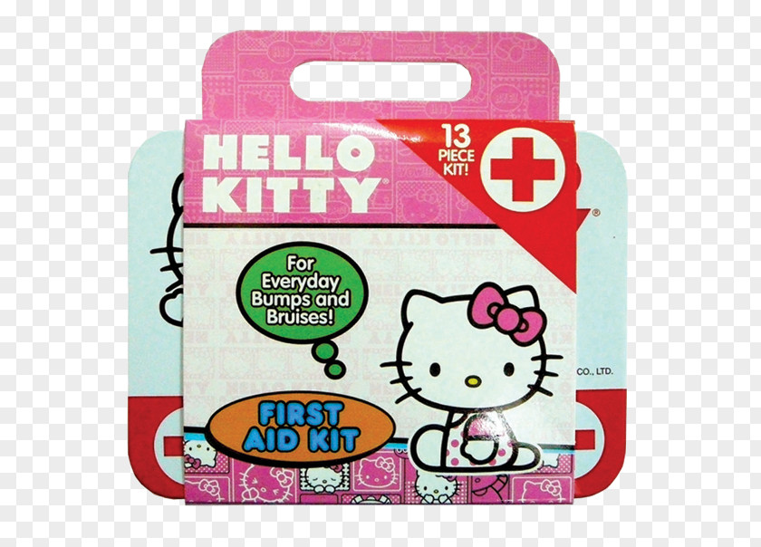 First Aid Kit Hello Kitty Kits Supplies Health PNG