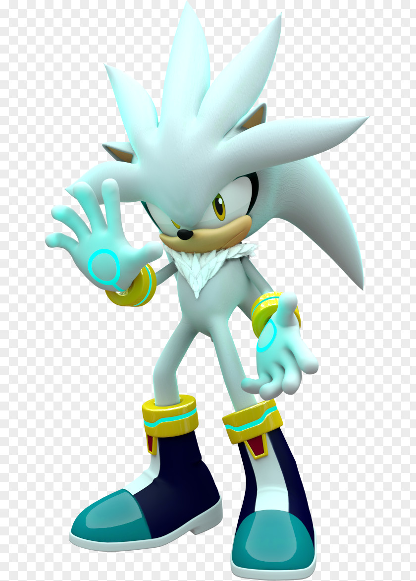 Sonic The Hedgehog 10 Shadow Generations Silver PNG