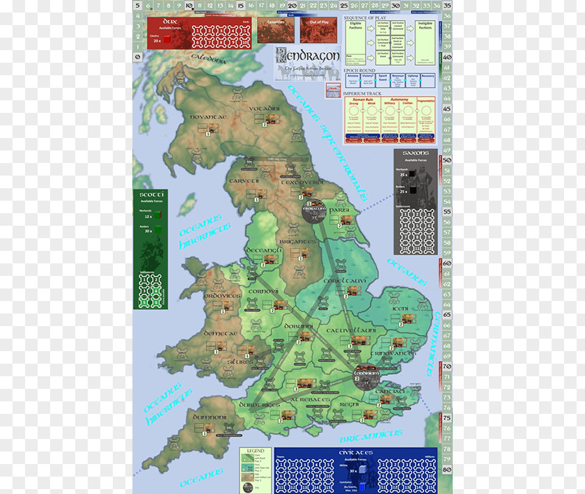 Britain Board Game GMT Games Wargaming Herní Plán PNG