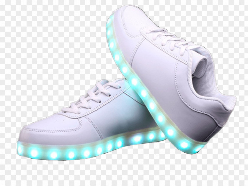 Light Sneakers Light-emitting Diode Shoe White PNG