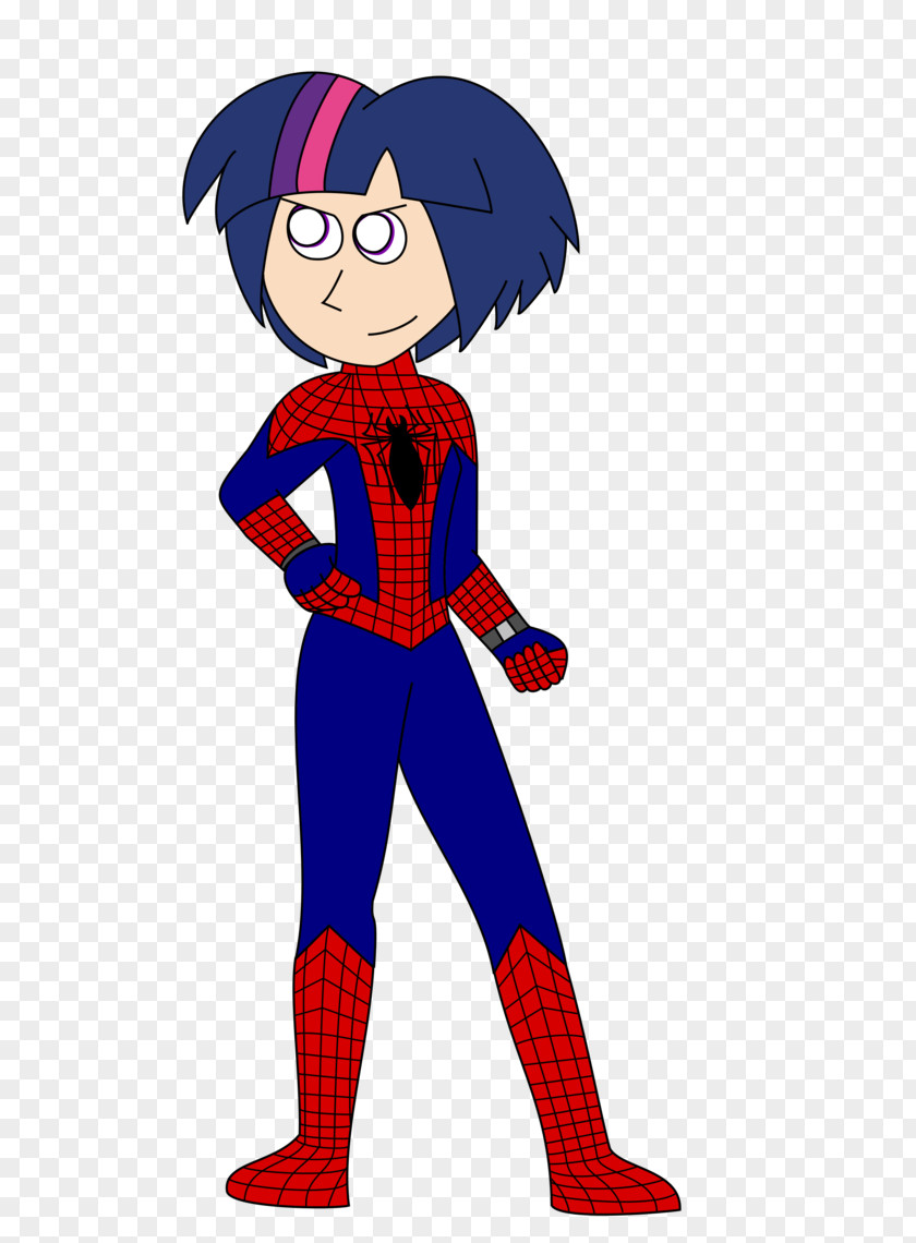 Little Spiderman Twilight Sparkle Miles Morales Spider-Girl Female Clip Art PNG