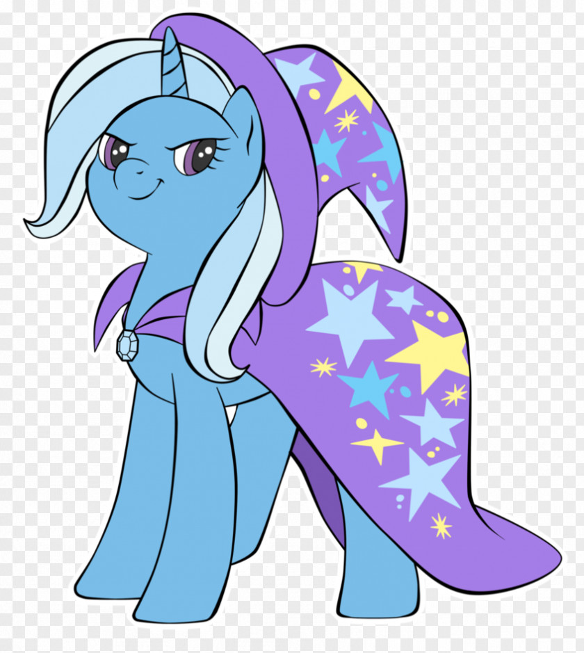 My Little Pony Trixie Clip Art Illustration Horse Line Purple PNG