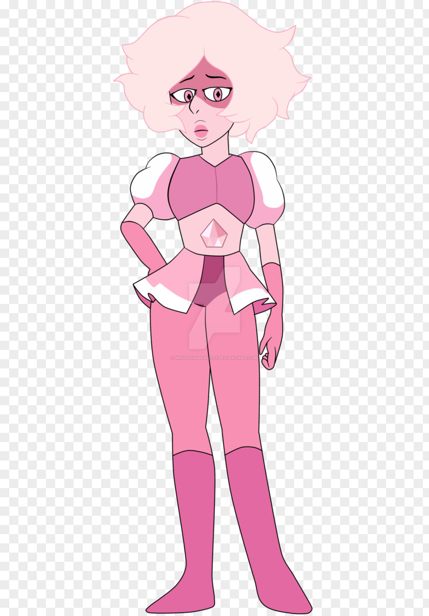 Pink Magnolia Diamond Steven Universe Gemstone Fan Art PNG
