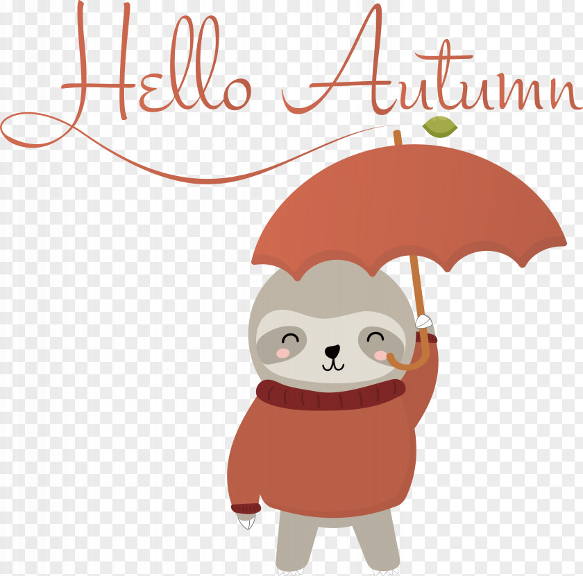 Cartoon Logo Autumn Vector Animation PNG