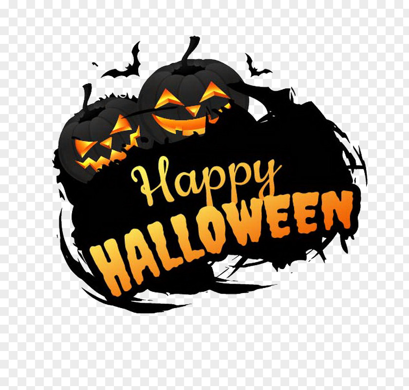 Happy Halloween Jack-o'-lantern PNG