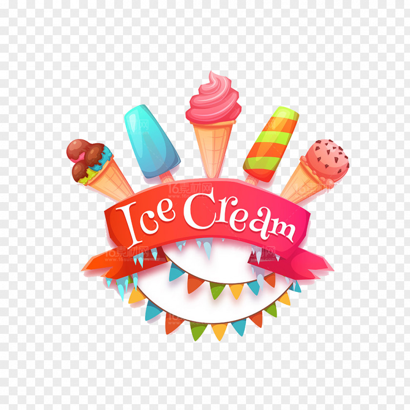 Ice Cream Cone Waffle PNG
