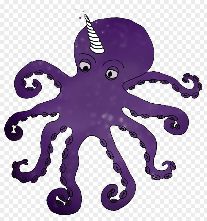 Purple Animal Octopus Clip Art Drawing Illustration Graphics PNG