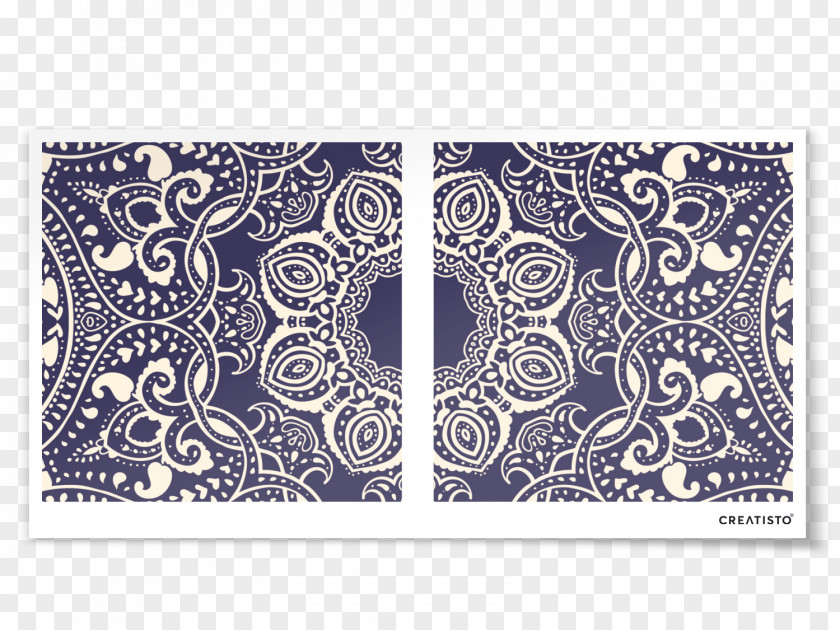 Blue Mandala Expedit Paisley Furniture PNG