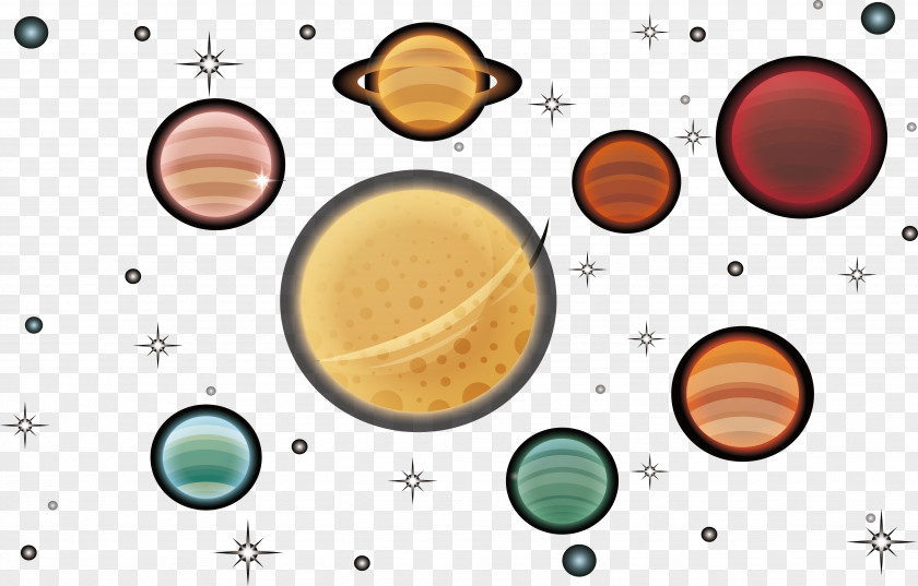 Colorful Planet PNG