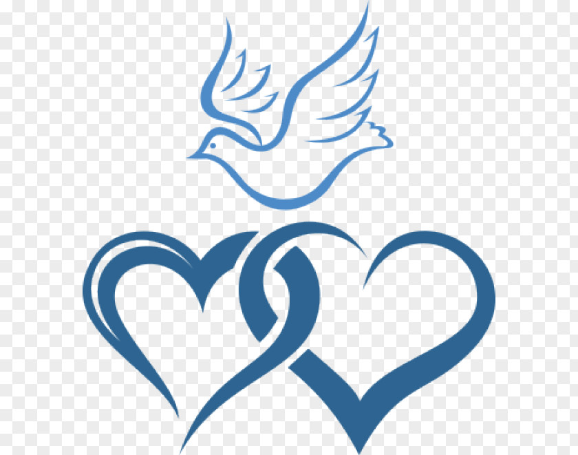 Font Heart Electric Blue Line Art Logo PNG