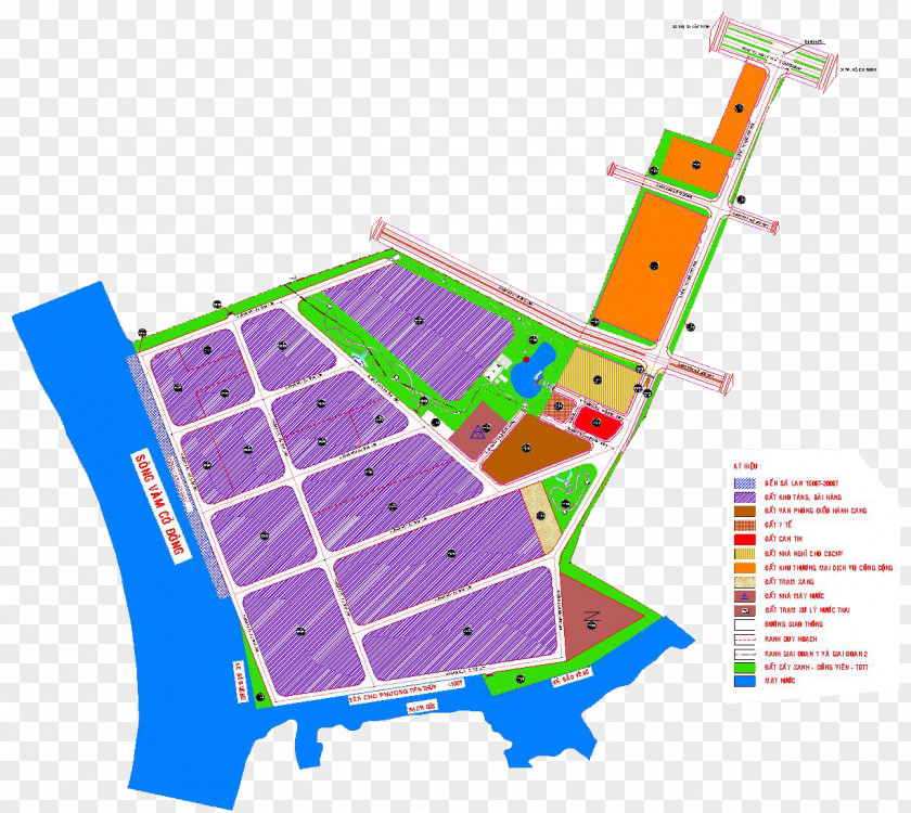Industrial Park Line Map Point PNG