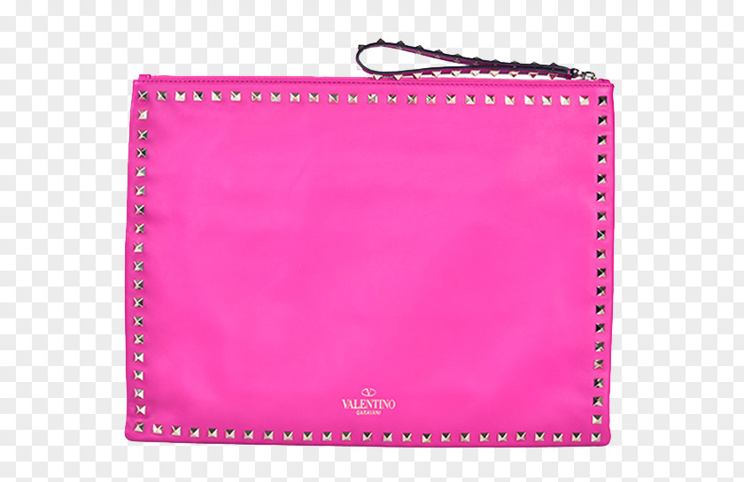 Ms. Valentino Leather Zipper Clutch Simplicity Handbag SpA PNG