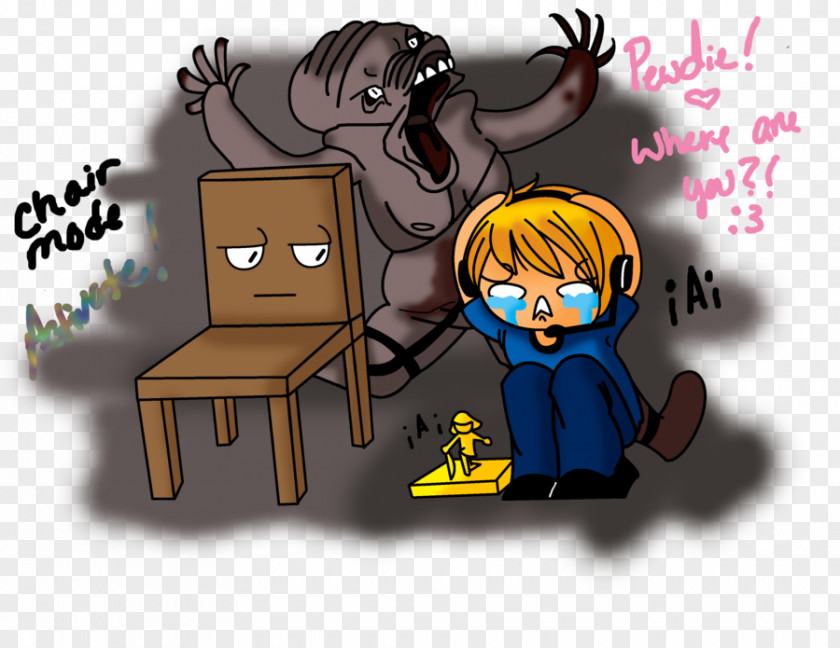 Pewdiepie Drawing Cartoon Fiction Mammal PNG