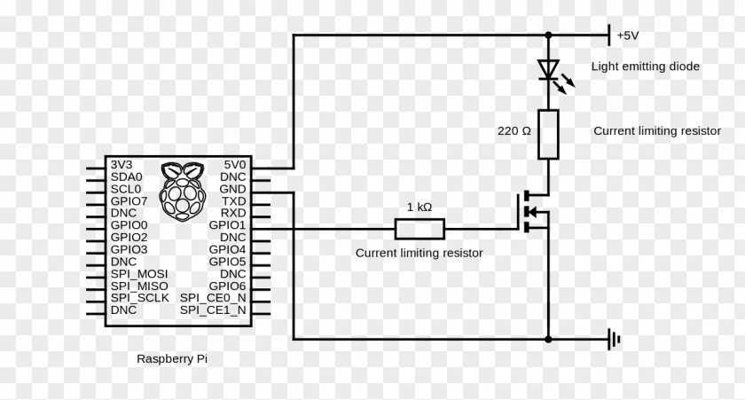 Raspberry Circuit Diagram Electronic Wiring Electronics PNG