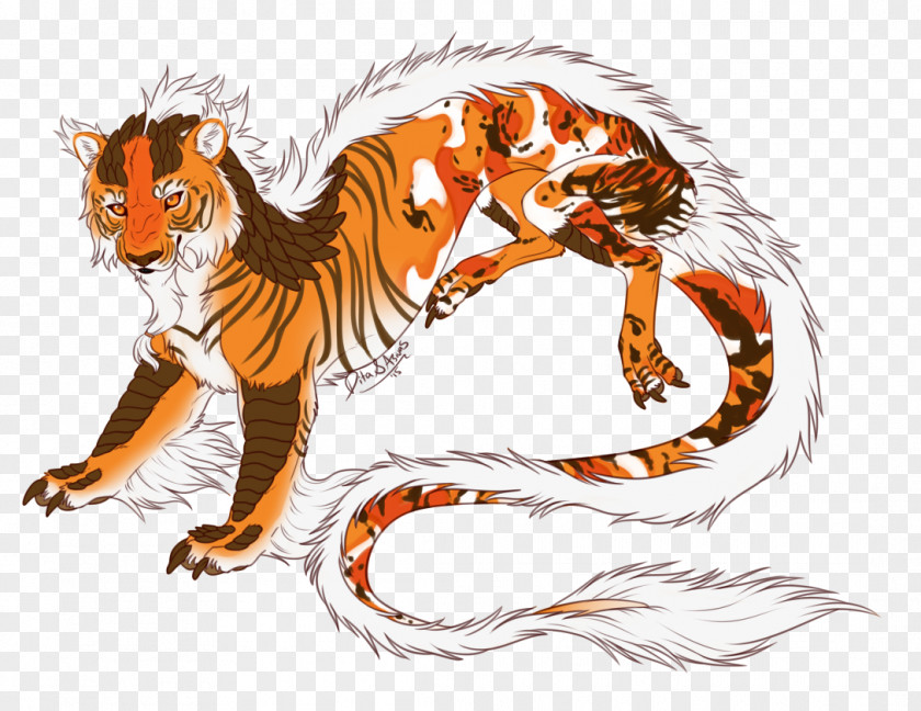 Tiger Lion Cat Hybrid Dragon PNG