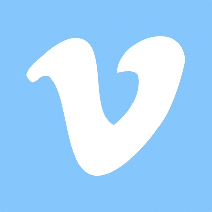 Vimeo Blue Heart Text Brand Sky PNG