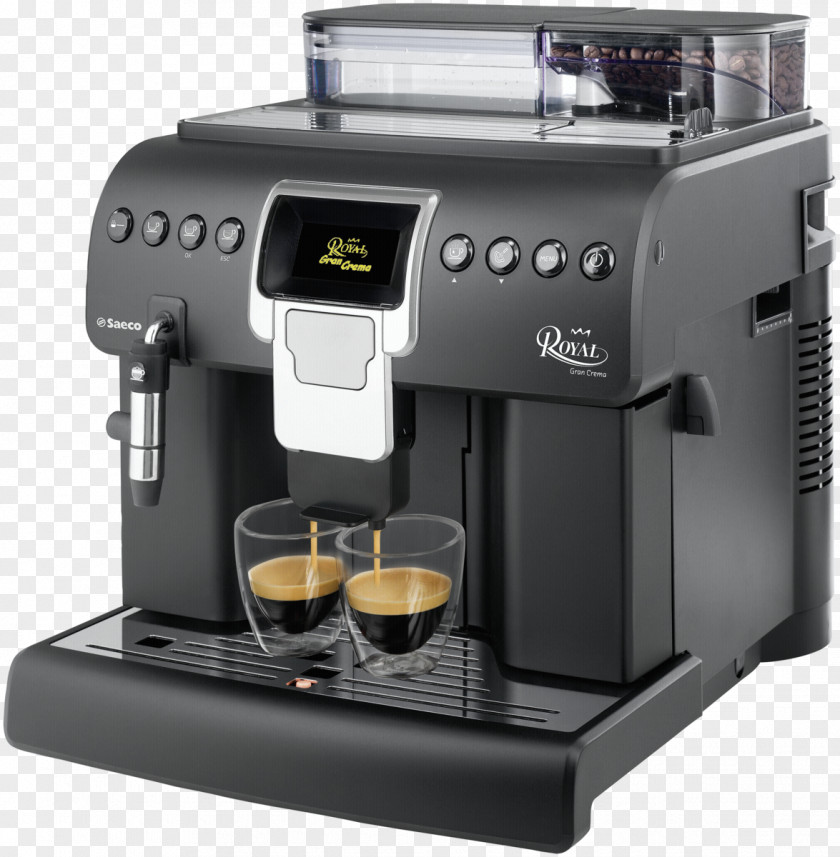 Coffee Coffeemaker Espresso Philips Saeco Royal HD8920 PNG
