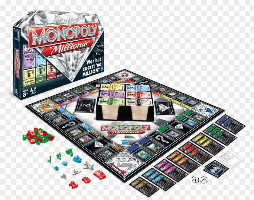 Dice Hasbro Monopoly Tabletop Games & Expansions Junior PNG