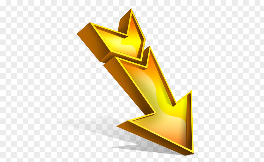 Gold Arrow Adobe Photoshop Image 3D Computer Graphics PNG