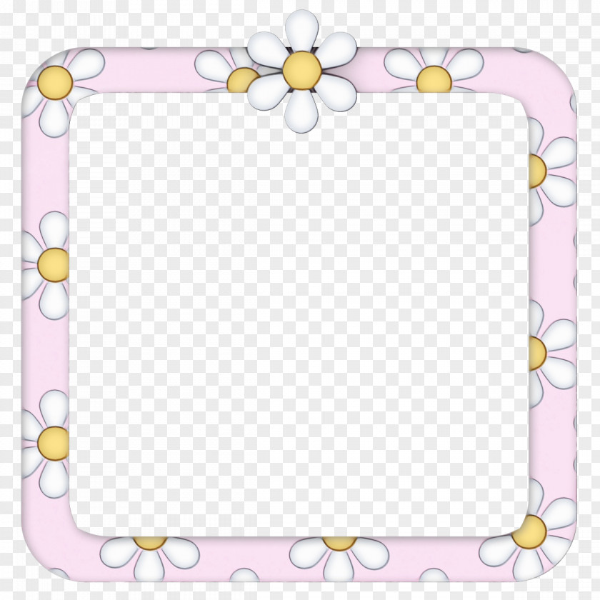 Heart Rectangle Background Pink Frame PNG