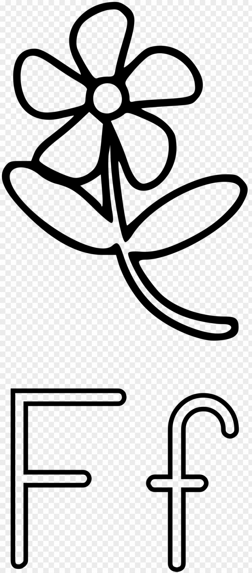 Letter Alphabet Flower Clip Art PNG