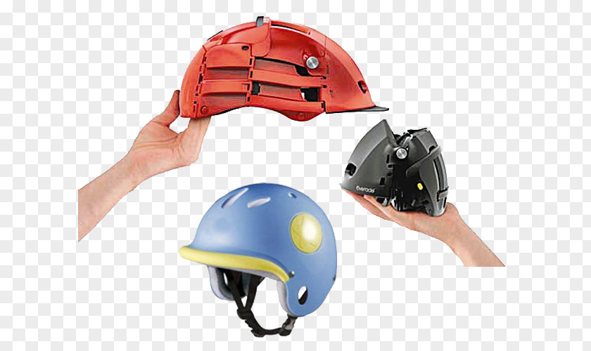 Safe Helmet Bicycle Folding Cycling PNG