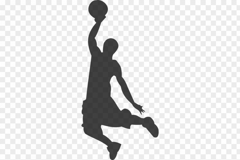 Basketball Slam Dunk Sport Silhouette Backboard PNG