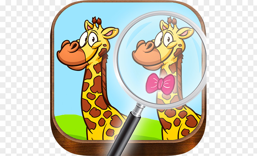Giraffe Find The Difference Spot Image PNG