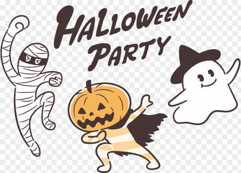 Logo Sticker Halloween Font Happy PNG