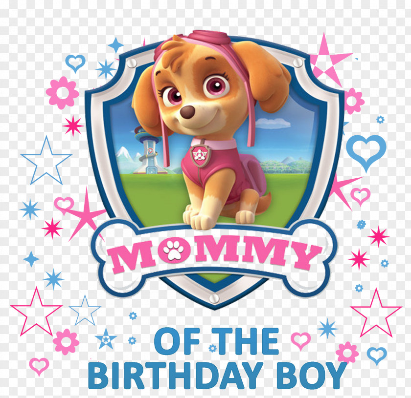 Puppy T-shirt Birthday Iron-on Party PNG