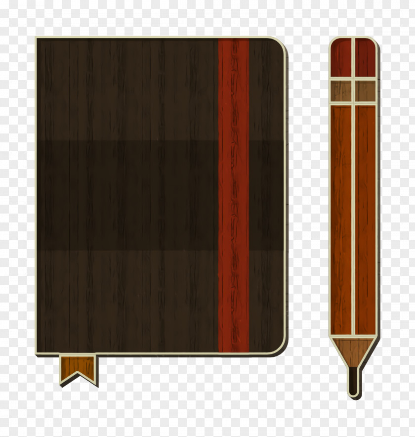 Wood Brown Essential Icon Notebook PNG