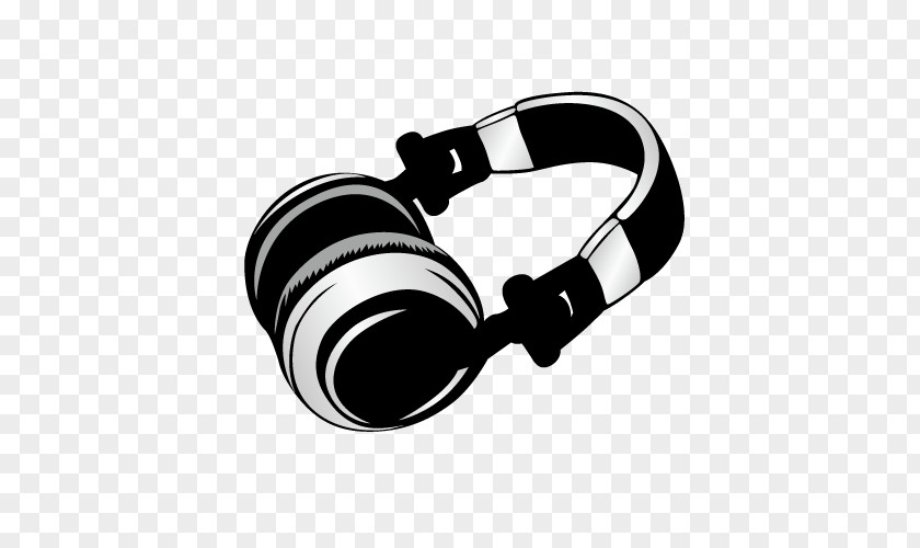 Black And White Headphones Download Clip Art PNG