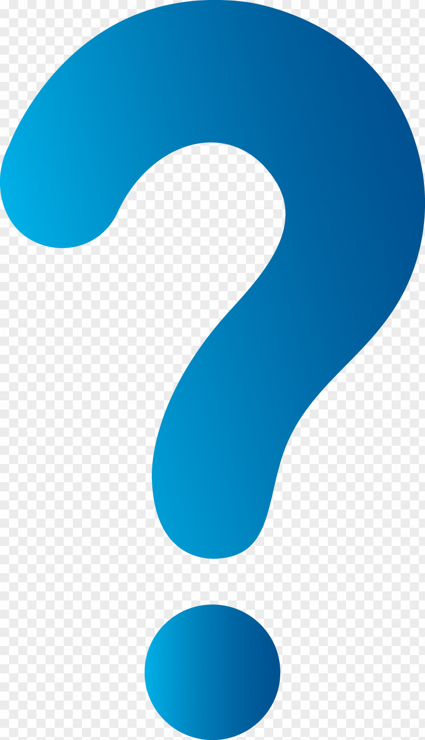 Question Mark Blue Sky Pattern PNG