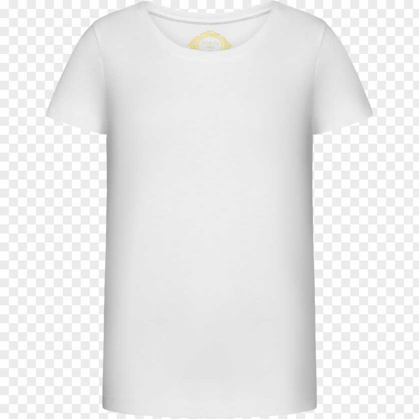 White Short Sleeves T-shirt Neckline Crew Neck Clothing PNG